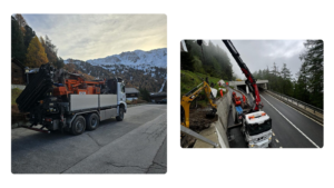 Service de transport et grutage en Valais